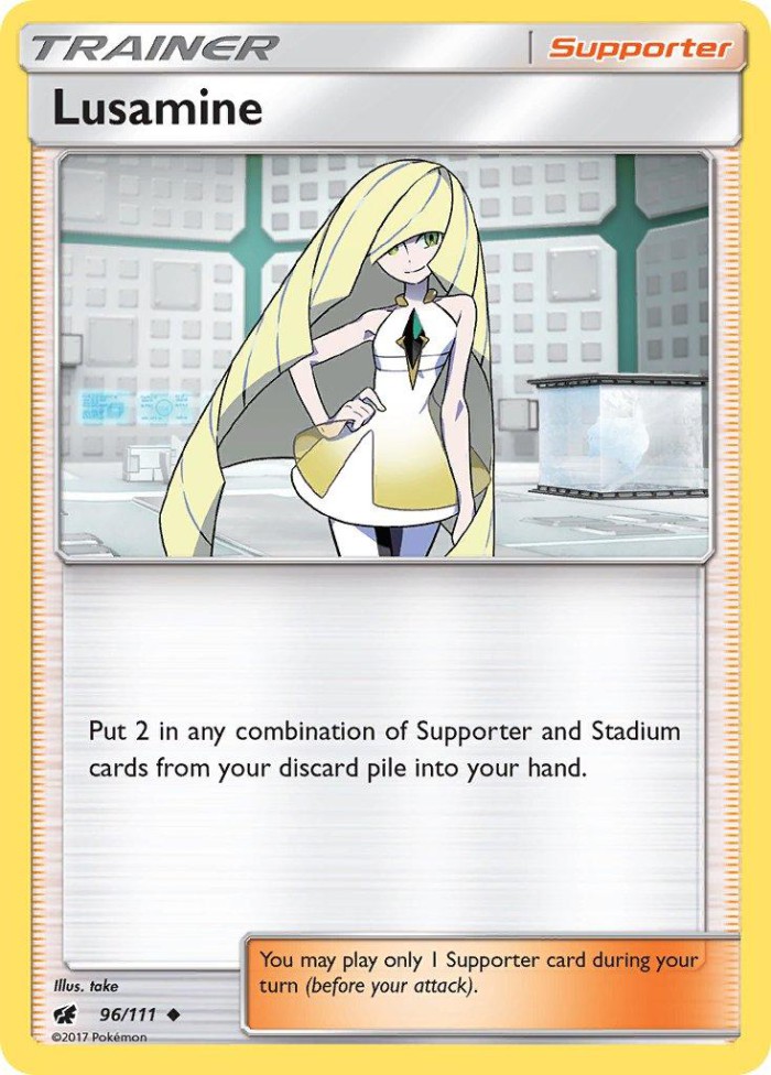 Carte Pokémon: Lusamine [Elsa-Mina]