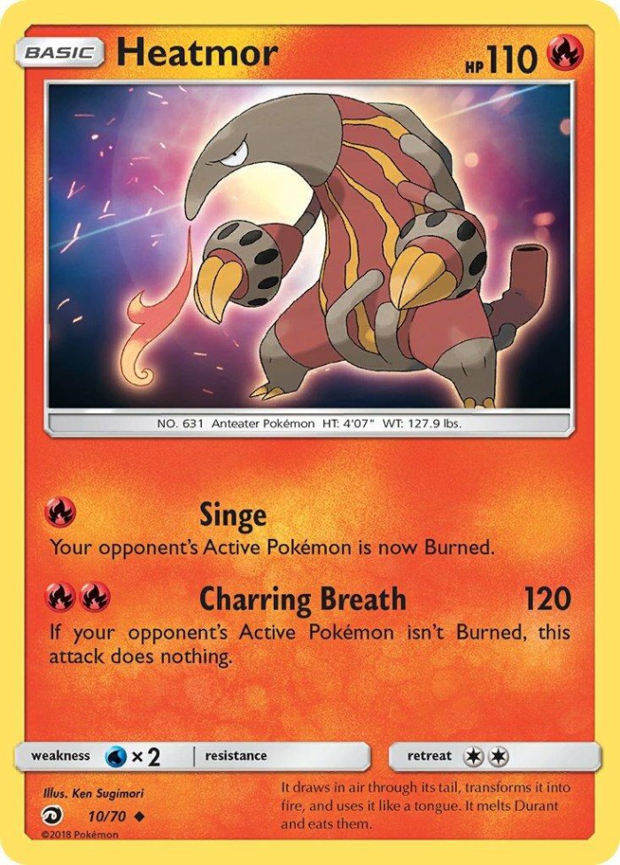 Carte Pokémon: Heatmor [Aflamanoir]