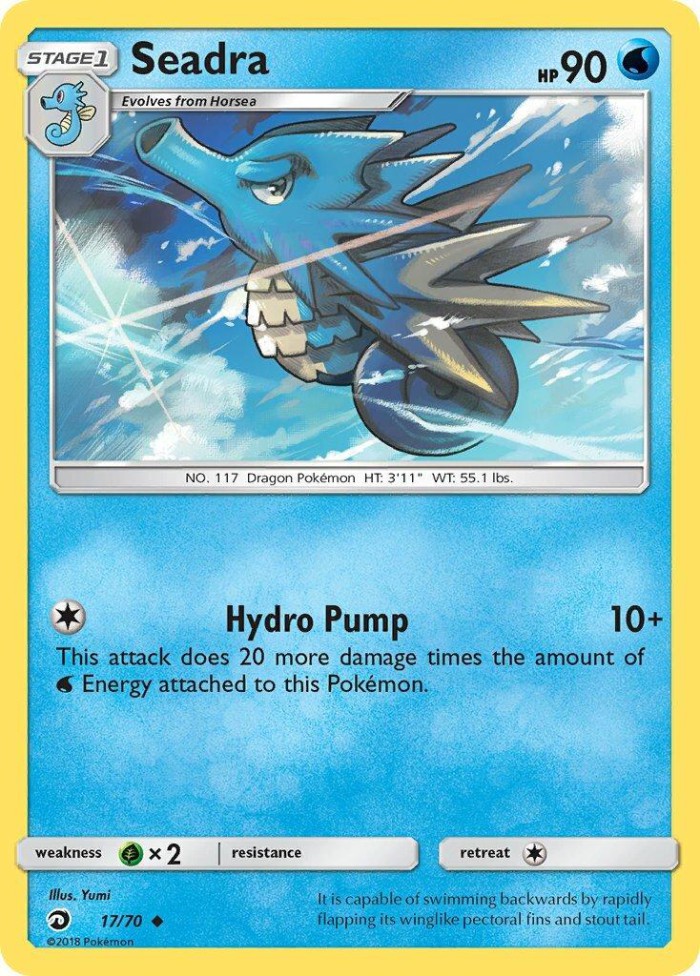 Carte Pokémon: Seadra [Hypocéan]