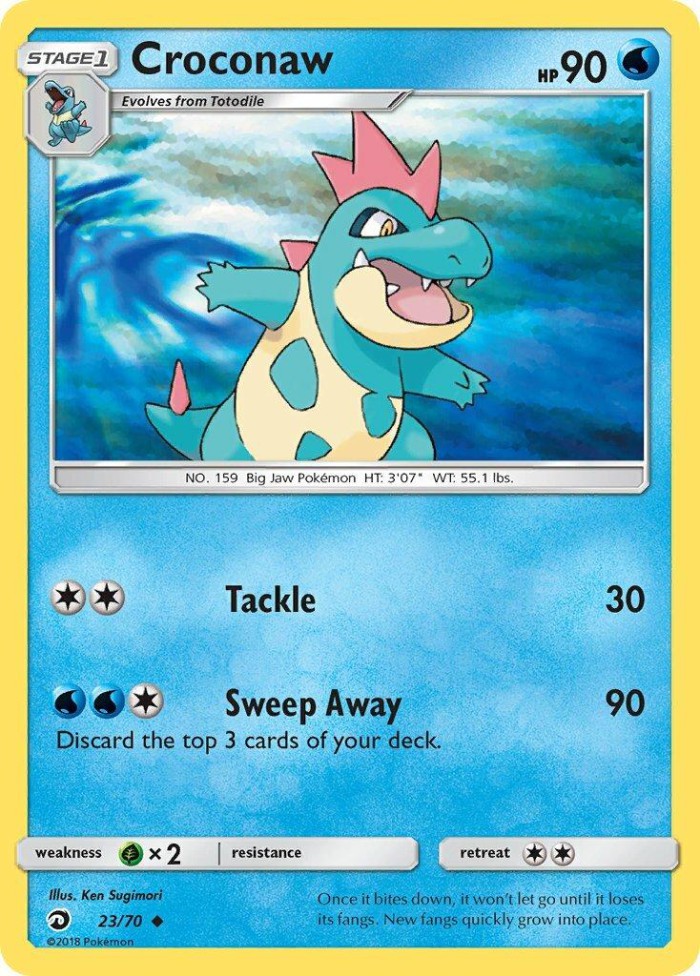 Carte Pokémon: Croconaw [Crocrodil]