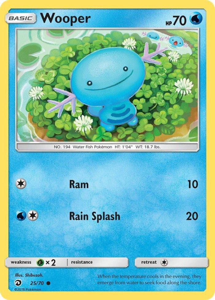 Carte Pokémon: Wooper [Axoloto]