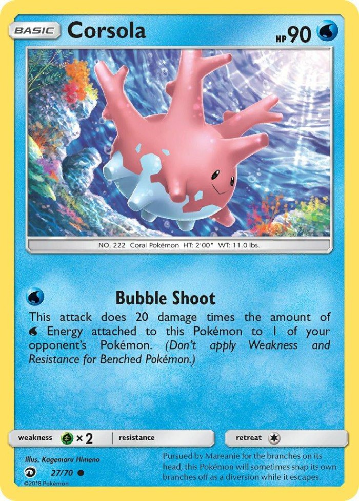 Carte Pokémon: Corsola [Corayon]