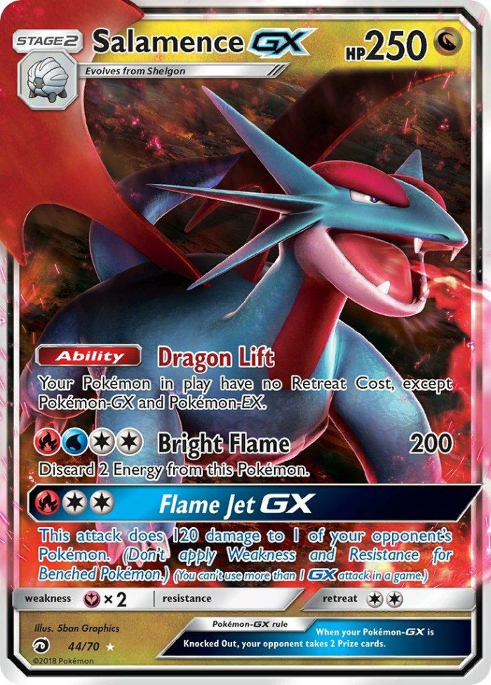 Carte Pokémon: Salamence GX [Drattak GX]