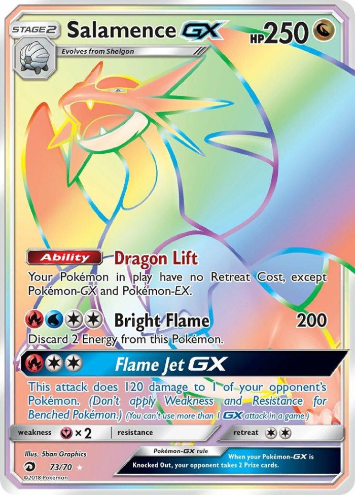 Carte Pokémon: Salamence GX [Drattak GX]