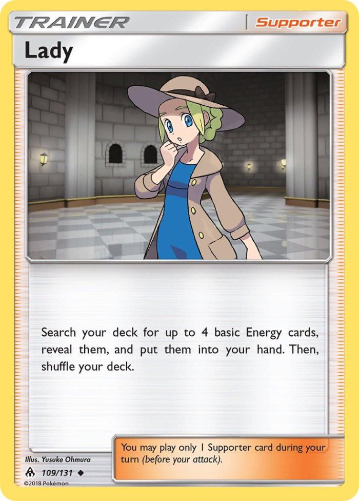 Carte Pokémon: Lady [Mademoiselle]