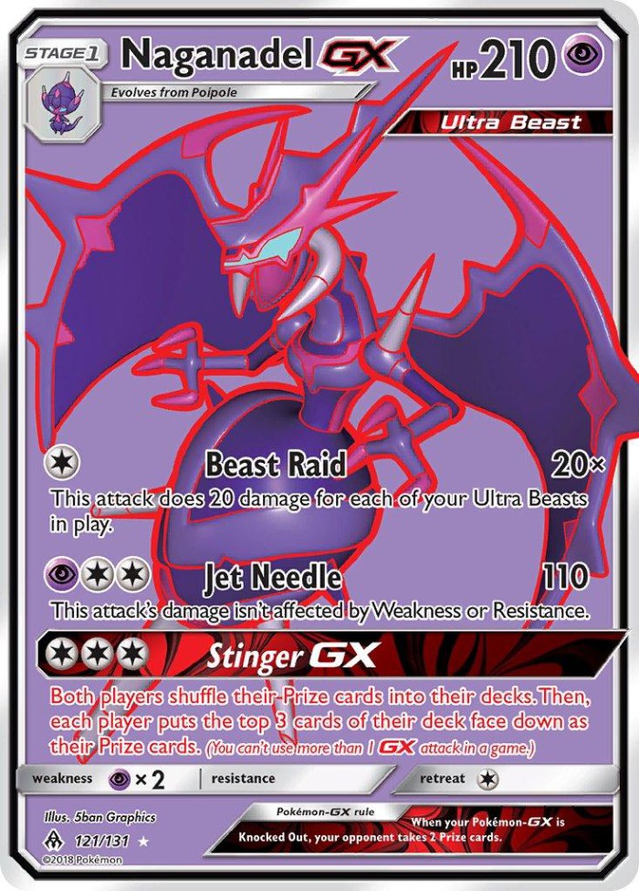 Carte Pokémon: Naganadel GX [Mandrillon GX]