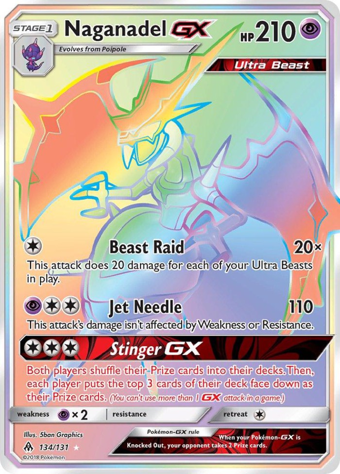 Carte Pokémon: Naganadel GX [Mandrillon GX]