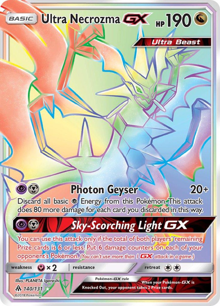 Carte Pokémon: Ultra Necrozma GX [Ultra-Necrozma GX]