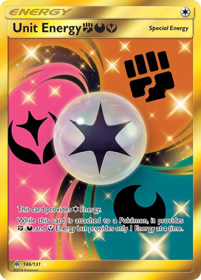 Carte Pokémon: Unit Energy Fighting Darkness Fairy [Énergie Unitaire Combat Obscurité Fée]