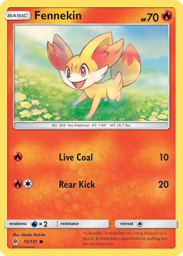 Carte Pokémon: Fennekin [Feunnec]