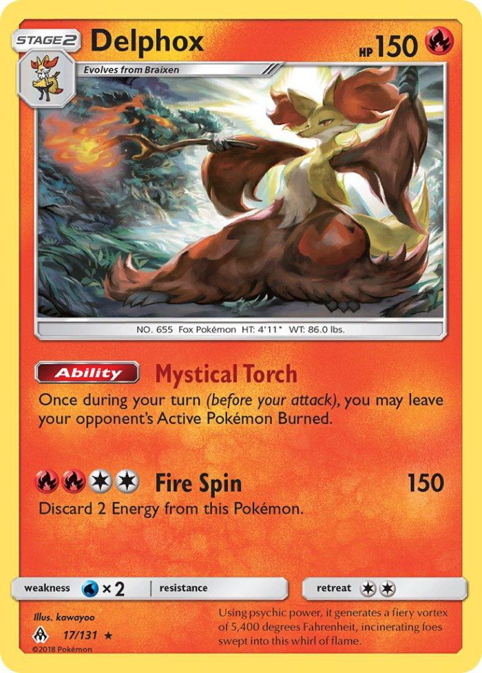 Carte Pokémon: Delphox [Goupelin]