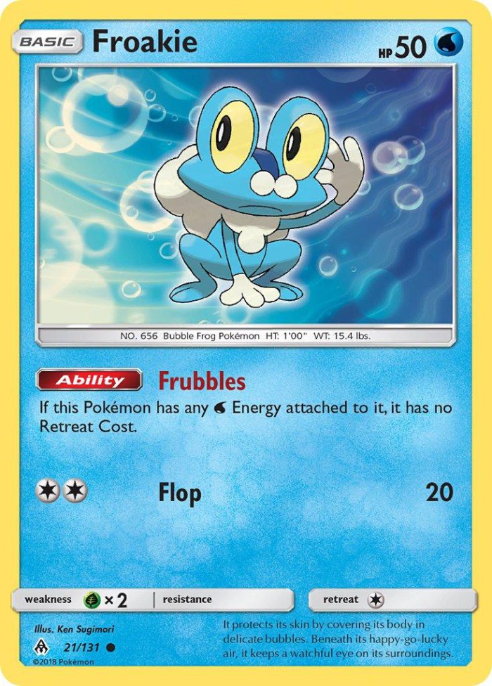 Carte Pokémon: Froakie [Grenousse]