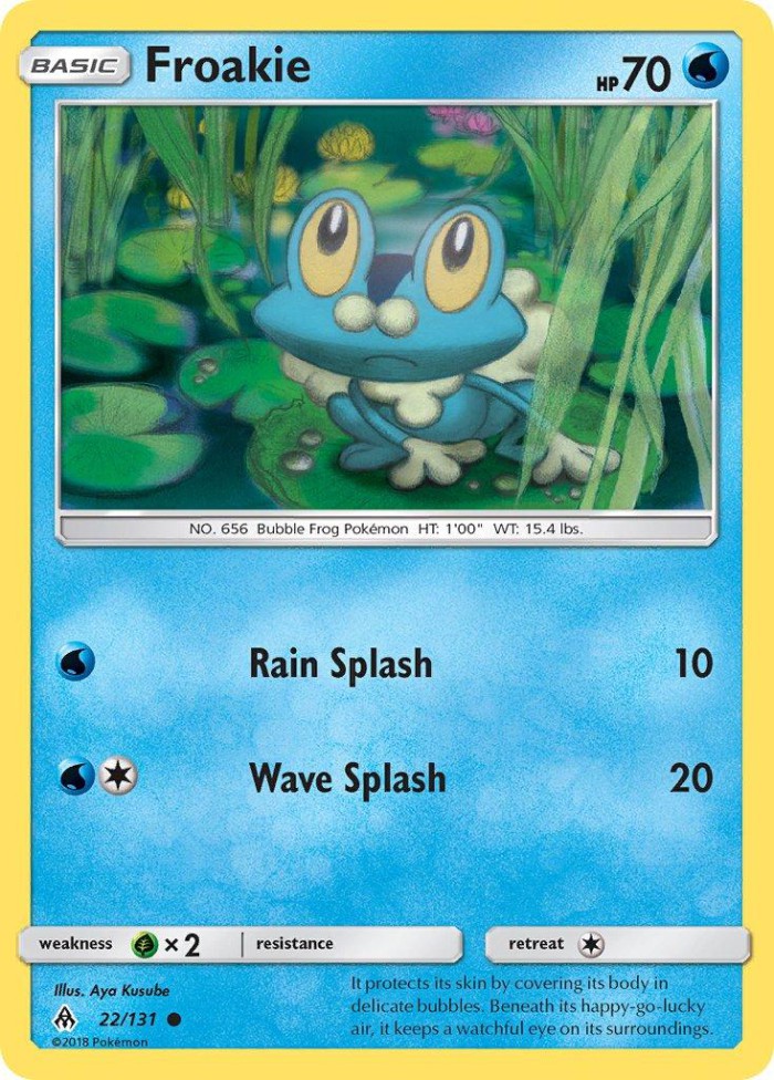 Carte Pokémon: Froakie [Grenousse]