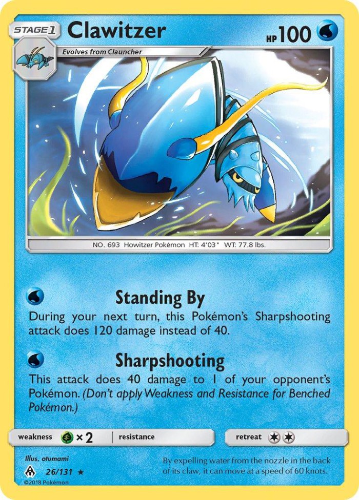 Carte Pokémon: Clawitzer [Gamblast]