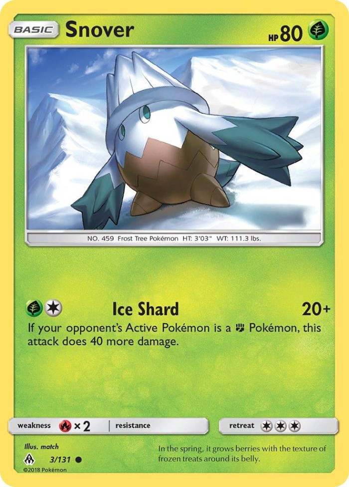 Carte Pokémon: Snover [Blizzi]