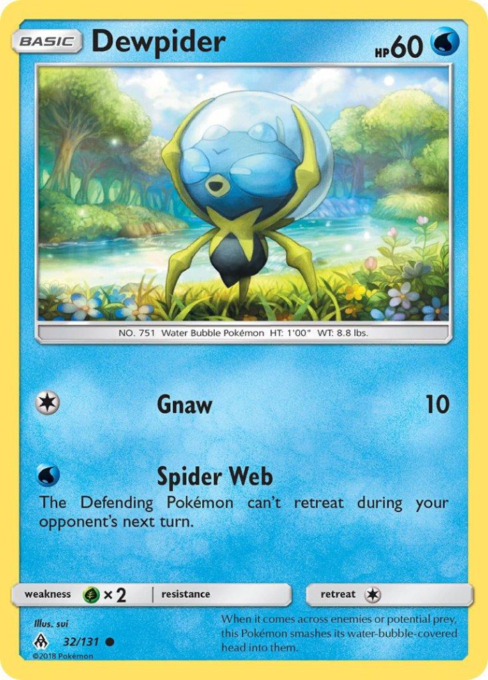 Carte Pokémon: Dewpider [Araqua]