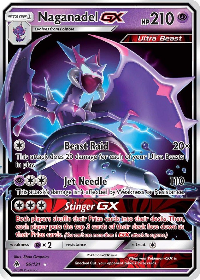 Carte Pokémon: Naganadel GX [Mandrillon GX]