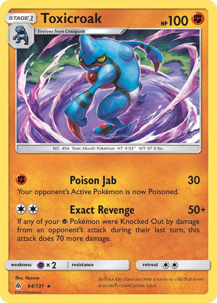 Carte Pokémon: Toxicroak [Coatox]