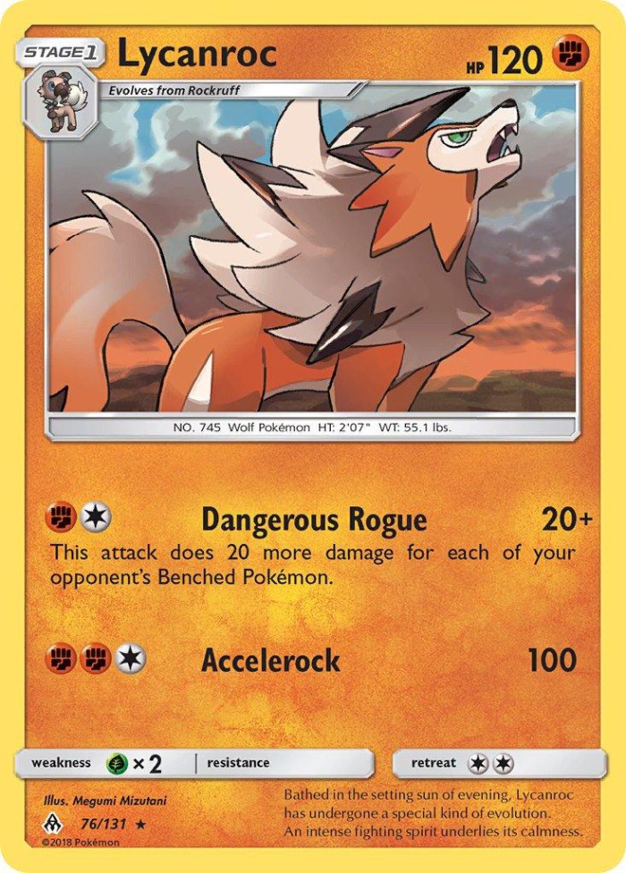 Carte Pokémon: Lycanroc [Lougaroc]