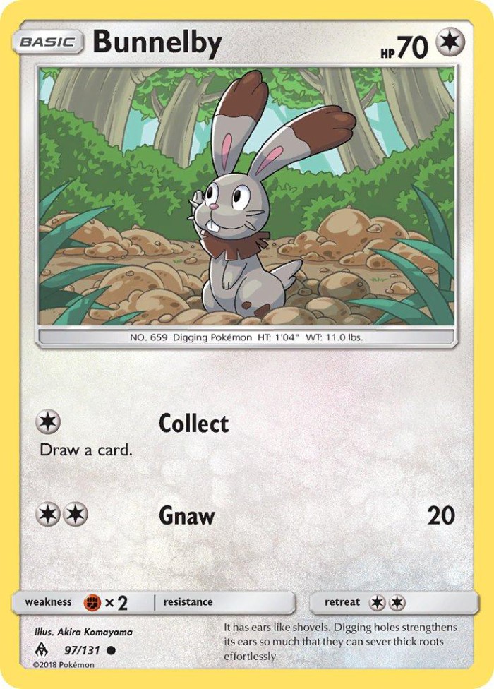 Carte Pokémon: Bunnelby [Sapereau]