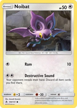 Carte Pokémon: Noibat