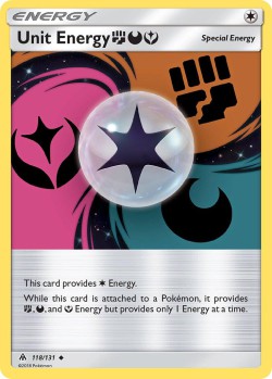 Carte Pokémon: Unit Energy Fighting Darkness Fairy