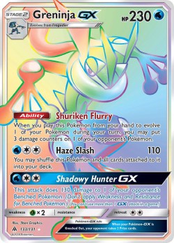 Carte Pokémon: Greninja GX