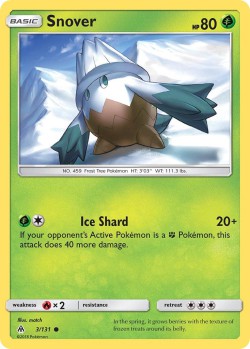 Carte Pokémon: Snover