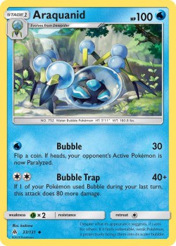 Carte Pokémon: Araquanid