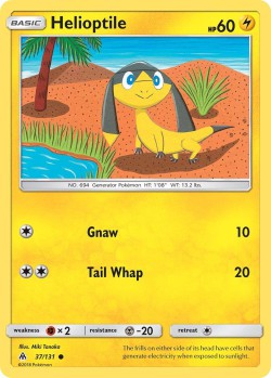 Carte Pokémon: Helioptile