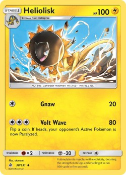 Carte Pokémon: Heliolisk