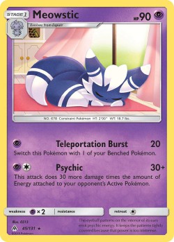 Carte Pokémon: Meowstic