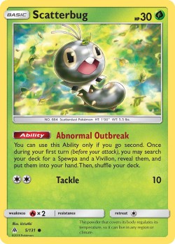 Carte Pokémon: Scatterbug