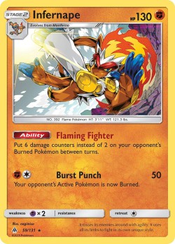 Carte Pokémon: Infernape