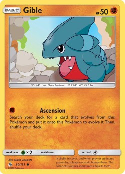 Carte Pokémon: Gible