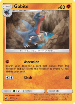 Carte Pokémon: Gabite