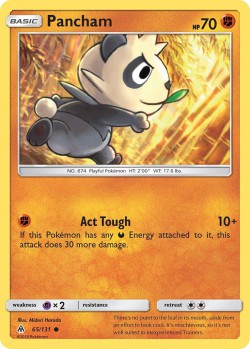 Carte Pokémon: Pancham