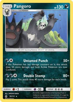 Carte Pokémon: Pangoro