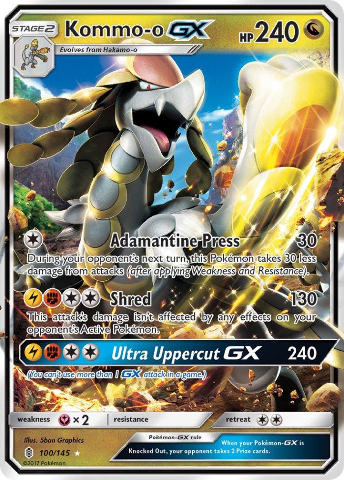 Carte Pokémon: Kommo-o GX [Ékaïser GX]