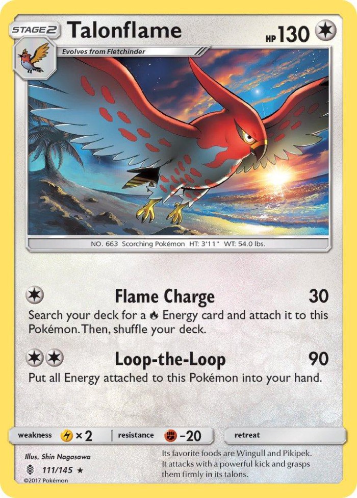 Carte Pokémon: Talonflame [Flambusard]