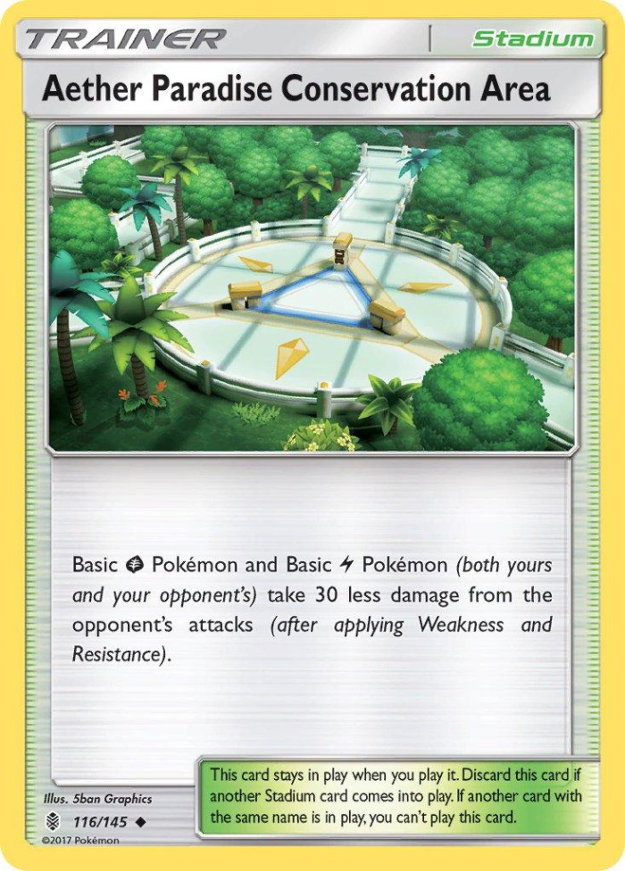 Carte Pokémon: Aether Paradise Conservation Area [Réserve Naturelle du Paradis Æther]