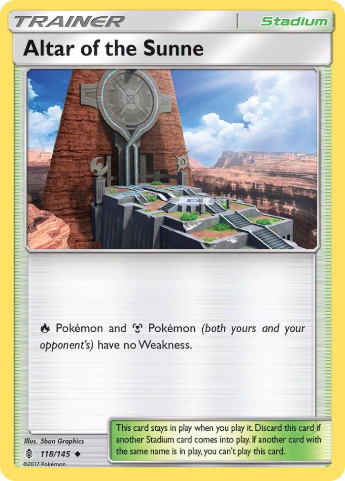 Carte Pokémon: Altar of the Sunne [Autel du Soleil]