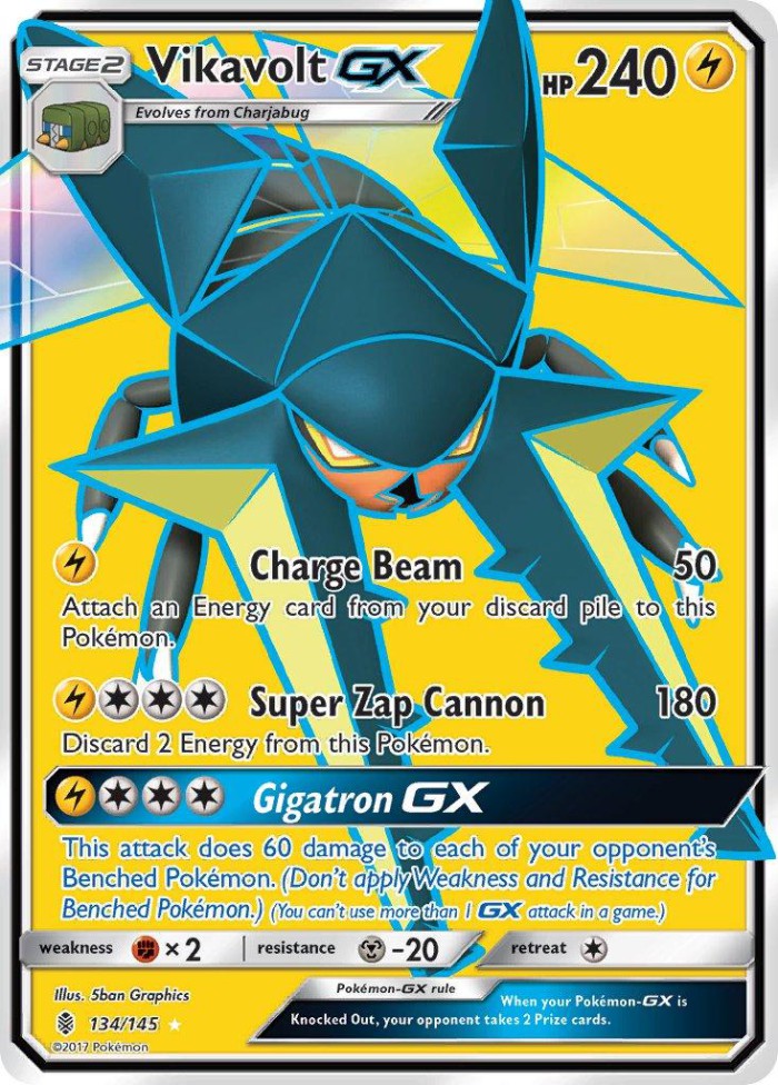 Carte Pokémon: Vikavolt GX [Lucanon GX]