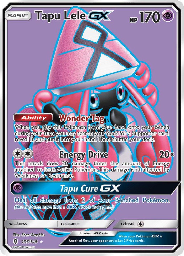 Carte Pokémon: Tapu Lele GX [Tokopiyon GX]