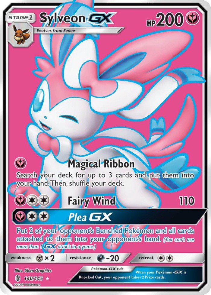 Carte Pokémon: Sylveon GX [Nymphali GX]