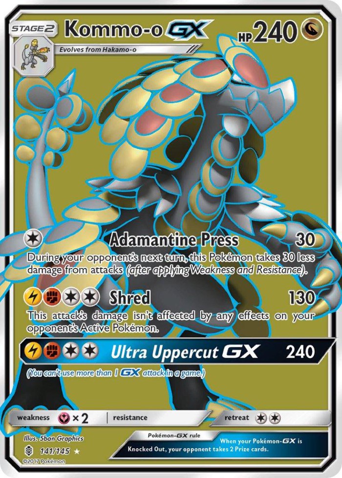 Carte Pokémon: Kommo-o GX [Ékaïser GX]