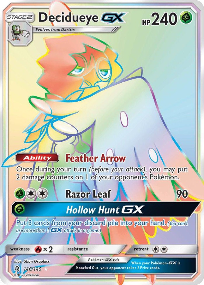 Carte Pokémon: Decidueye GX [Archéduc GX]