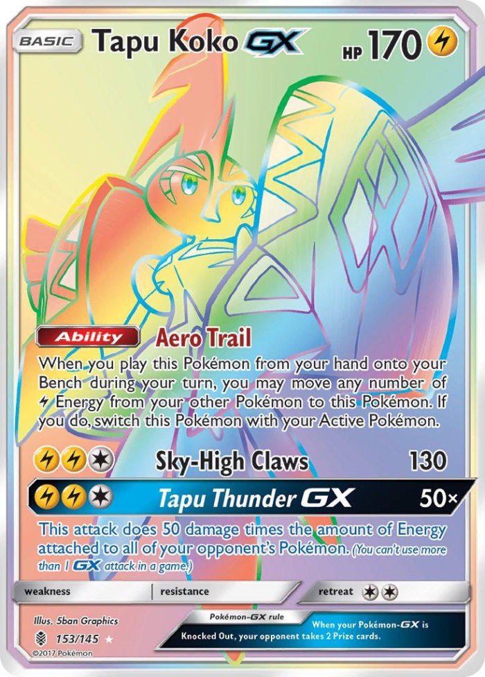 Carte Pokémon: Tapu Koko GX [Tokorico GX]