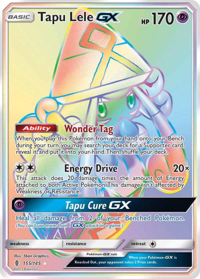 Carte Pokémon: Tapu Lele GX [Tokopiyon GX]