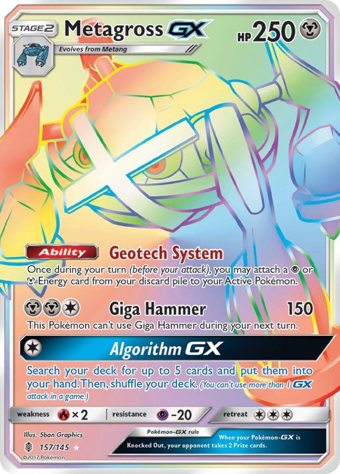 Carte Pokémon: Metagross GX [Métalosse GX]